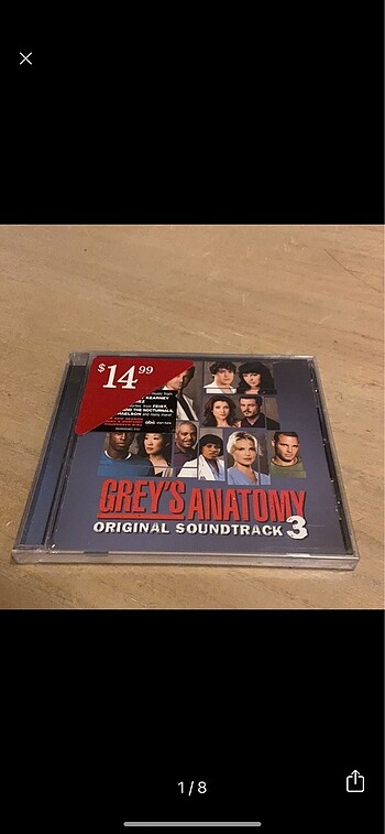 Greys Anatomy Soundtrack CD