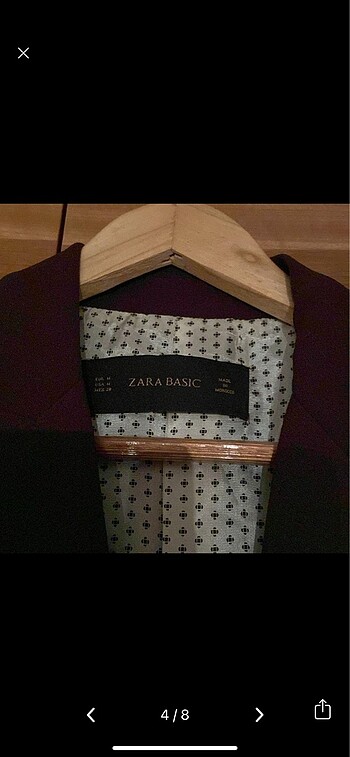 m Beden haki Renk Zara blazer ceket