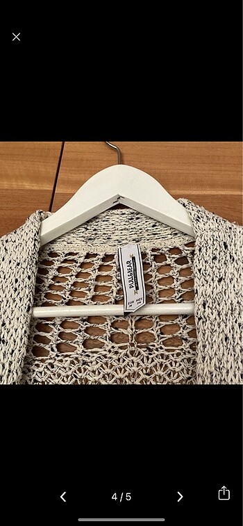 m Beden camel Renk Pull&bear salaş hırka