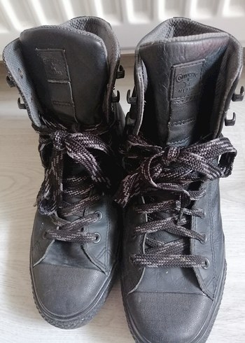 Siyah Erkek Bağcıklı Punk Tarzı Bot - Görsel 2