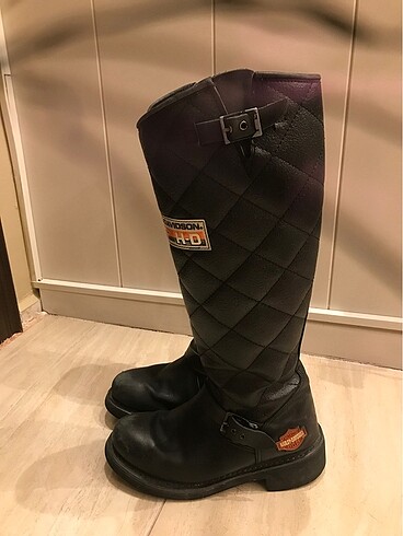 39 Beden siyah Renk Harley Davidson Bot Çizme