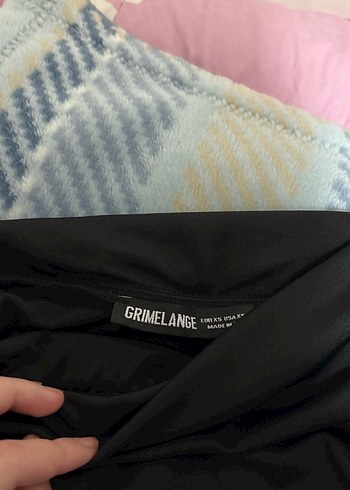 Drapeli Siyah Straplez Mini Elbise - Görsel 5