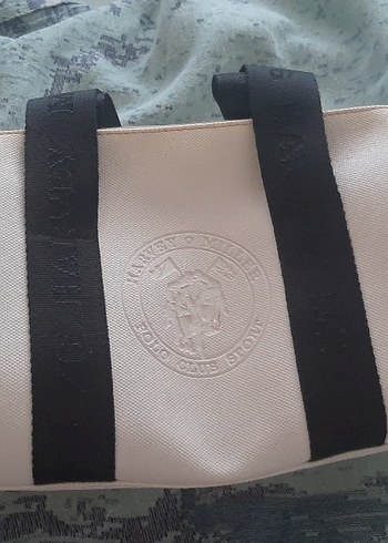 Beyaz Deri Fermuarlı Kadın Çanta