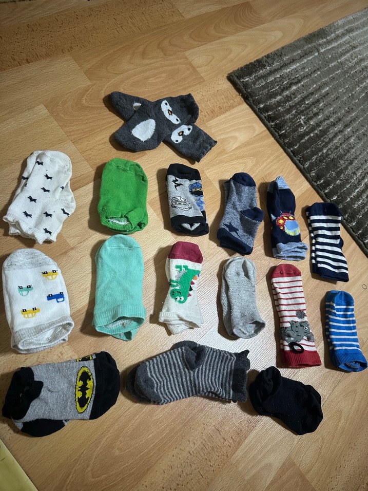 Gri Erkek Çocuk Çorapları - Görsel 2