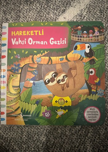 Hareketli Vahşi Orman Gezisi Çocuk Kitabı