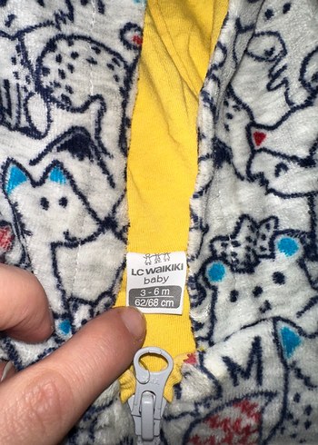 Kapüşonlu Bebek Erkek Polar Tulum - Görsel 3