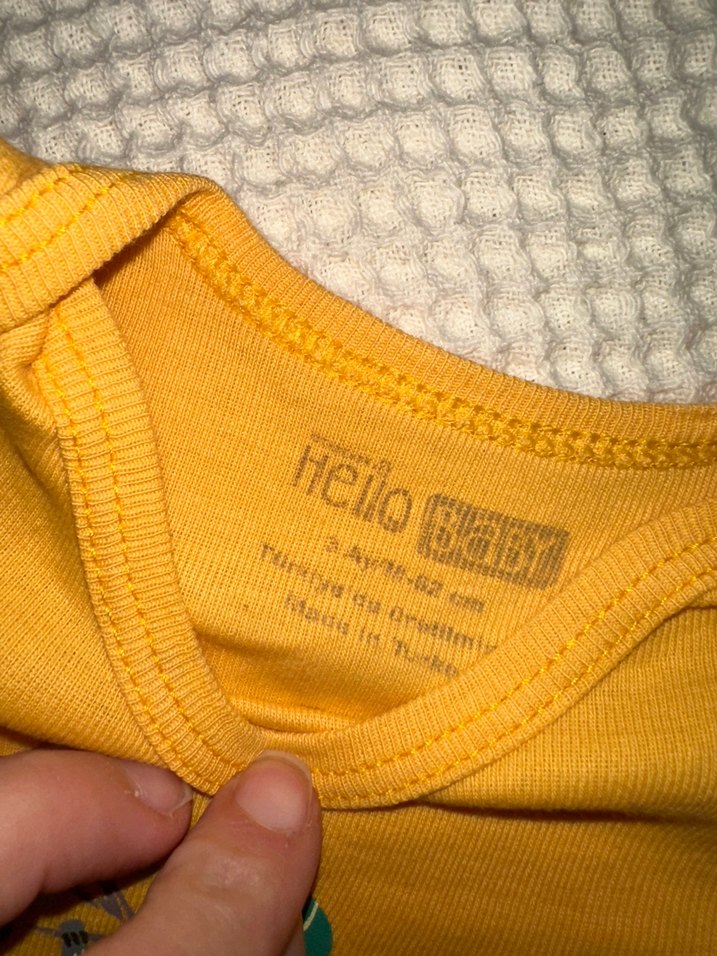 Uzun Kollu Örme Bebek Body Seti - Görsel 4