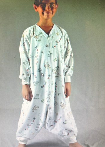 Bebek Beyaz Desenli Uyku Tulumu - Görsel 7