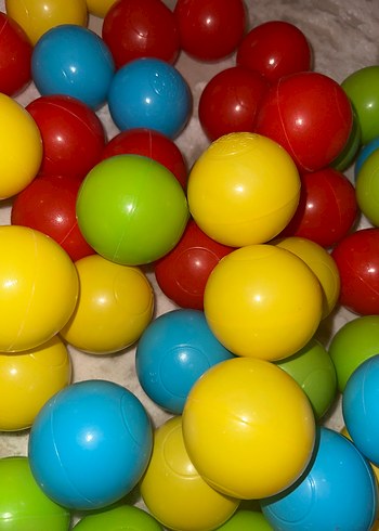 Renkli Plastik Toplar Oyuncak - Görsel 2
