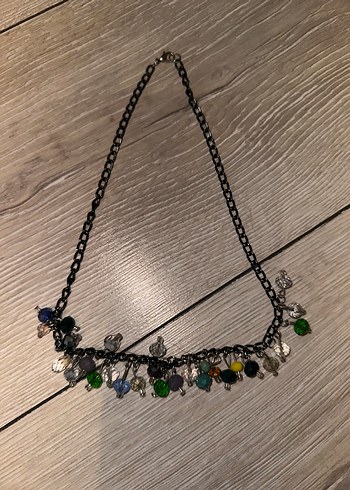 Renkli Boncuklu Uzun Bohem Zincir Kolye - Görsel 2