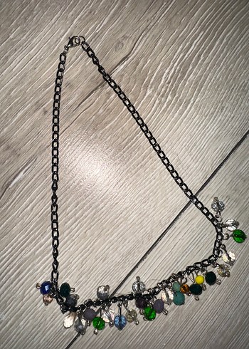 Renkli Boncuklu Uzun Bohem Zincir Kolye - Görsel 3