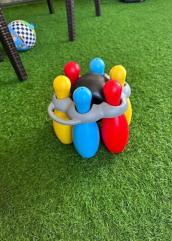 Beden Renkli Plastik Bowling Seti