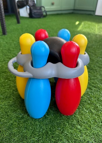Renkli Plastik Bowling Seti