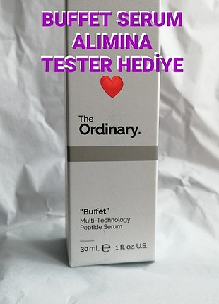 The ordinary buffet serum 