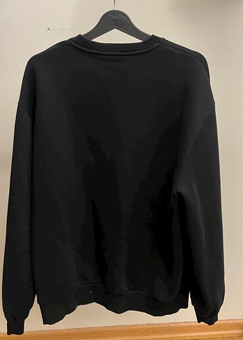 m Beden Siyah Unisex Basic Sweatshirt