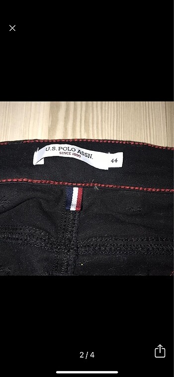 44 Beden siyah Renk Polo jean