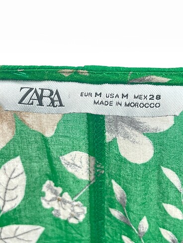 m Beden yeşil Renk Zara Kısa Elbise %70 İndirimli.