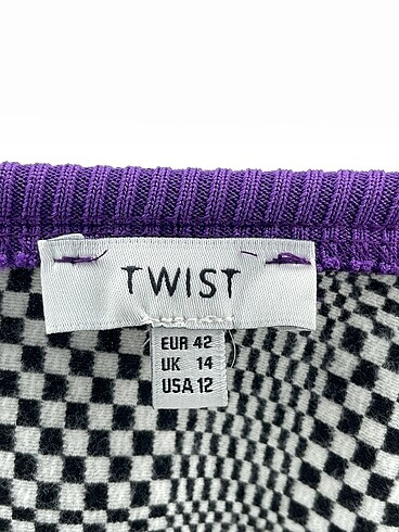 42 Beden çeşitli Renk Twist Kısa Elbise %70 İndirimli.