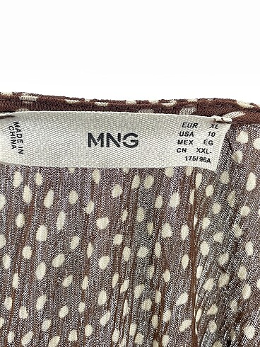 xl Beden kahverengi Renk Mango Kısa Elbise %70 İndirimli.