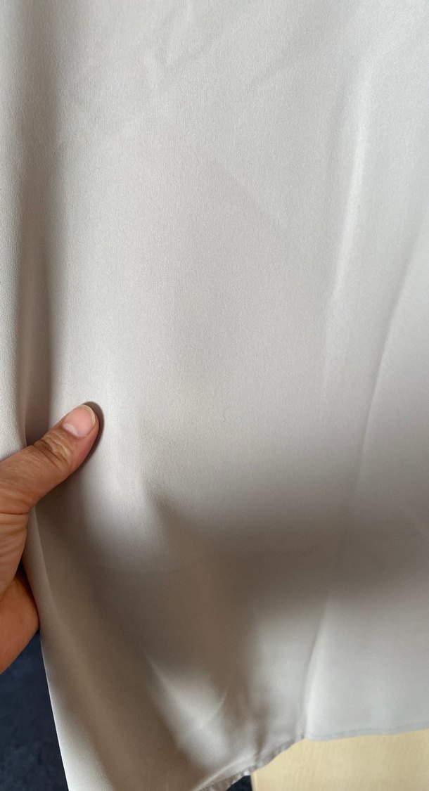 Bej Siyah Kenarlı Midi Elbise - Görsel 2