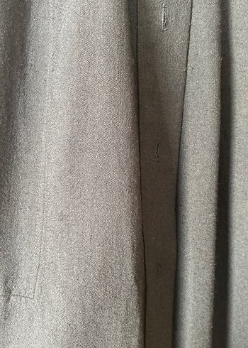 Siyah Düğmeli Kadın Keten Gömlek - Görsel 5