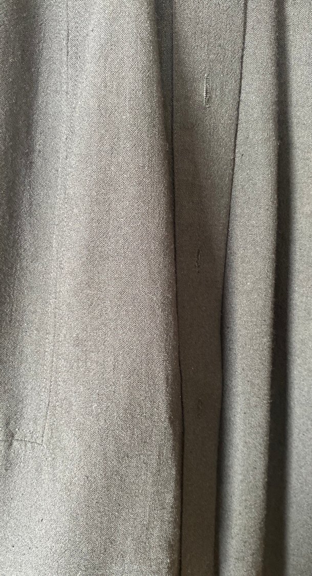 Siyah Düğmeli Kadın Keten Gömlek - Görsel 5