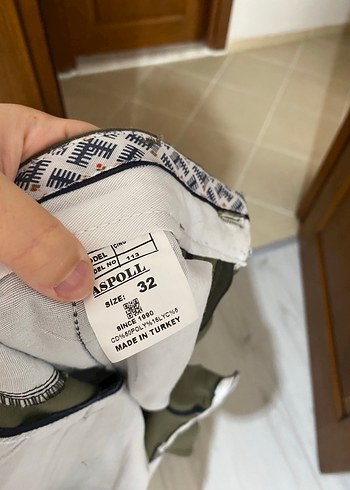 Diğer Erkek Haki Kemerli Regular Fit Pantolon