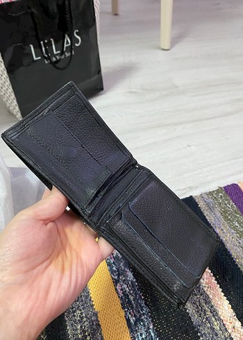 LELAS Siyah Minimalist Erkek Cüzdanı - Görsel 2