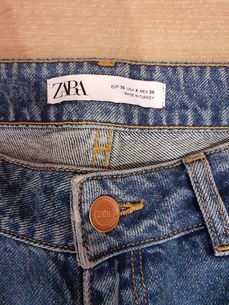 36 Beden Zara mom fit jean