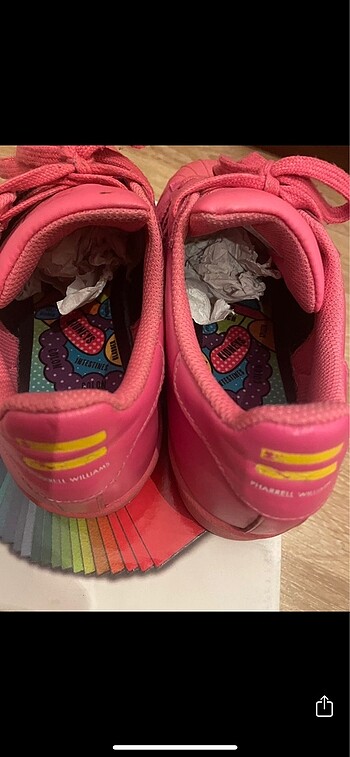 Adidas Pharrell Williams spor ayakkabı - Görsel 5