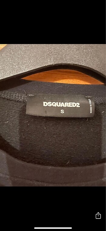 s Beden siyah Renk Orjinal dsquared sweatshirt