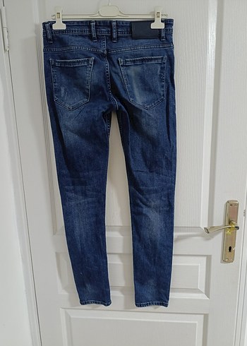 J Brand Düğmeli Mavi Denim Jean