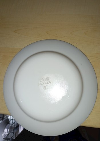 Vintage Love Mavi ve Yeşil Desenli Renkli Tabak