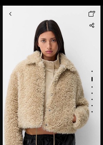 Bershka yünlü ceket