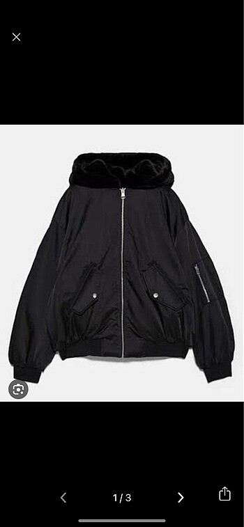 Zara cift taraflı mont