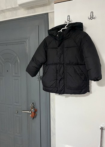 Zara Erkek Çocuk Siyah fermuar Düğmeli Mont orijinal zara