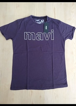 Mavi tişört unisex l beden