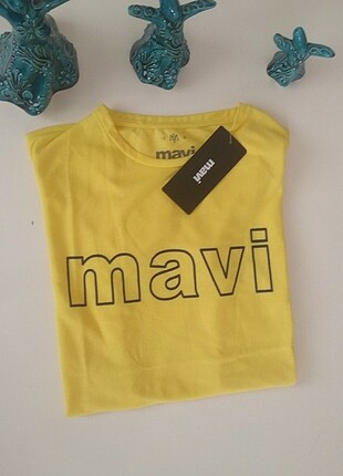 Mavi tişört unisex xl beden