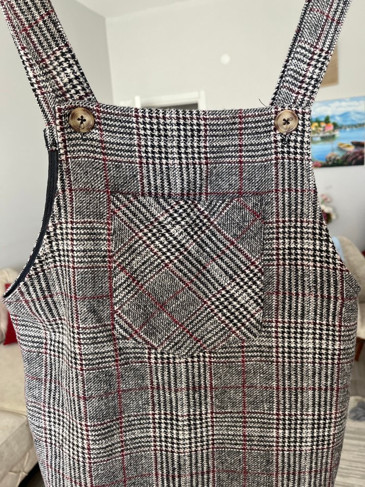 Gri Kadın Kışlık Elbise - Görsel 3