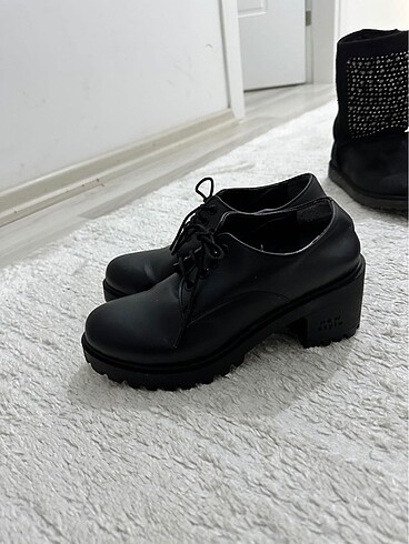 Kadın siyah casual ayakkabı - Görsel 5