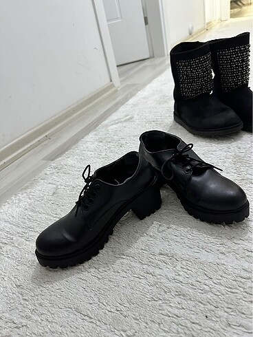 Kadın siyah casual ayakkabı - Görsel 6