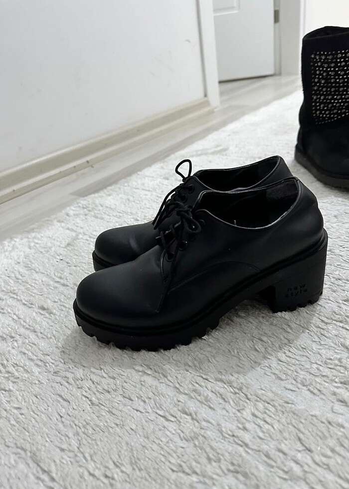 Kadın siyah casual ayakkabı - Görsel 5