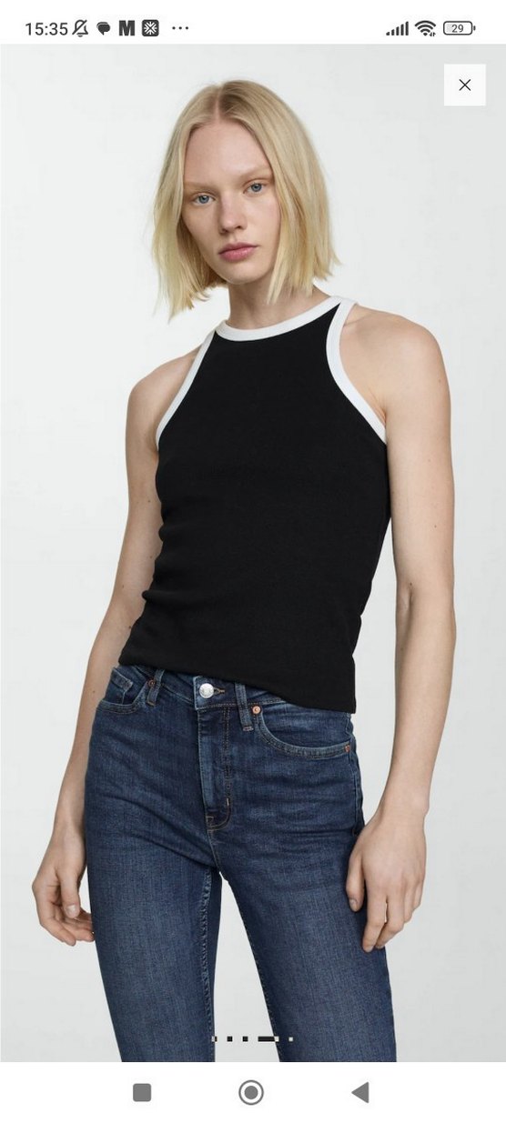 Kadın yüksek bel Dar Kesim Kot Pantolon - Görsel 5