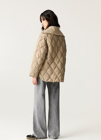 Pull and Bear Kapitone mont ceket