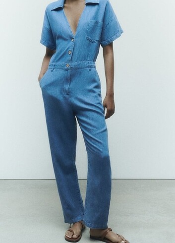 Denim zara kot tulum
