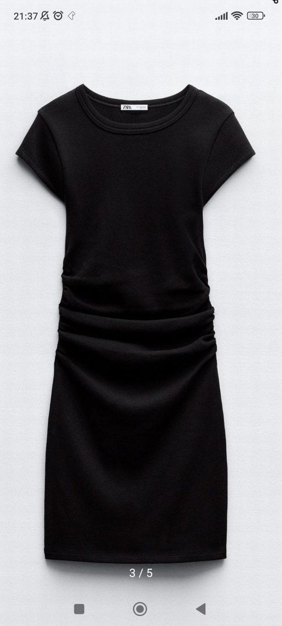 büzgülü detaylı kısa vücudu saran fitilli Elbise - Görsel 3