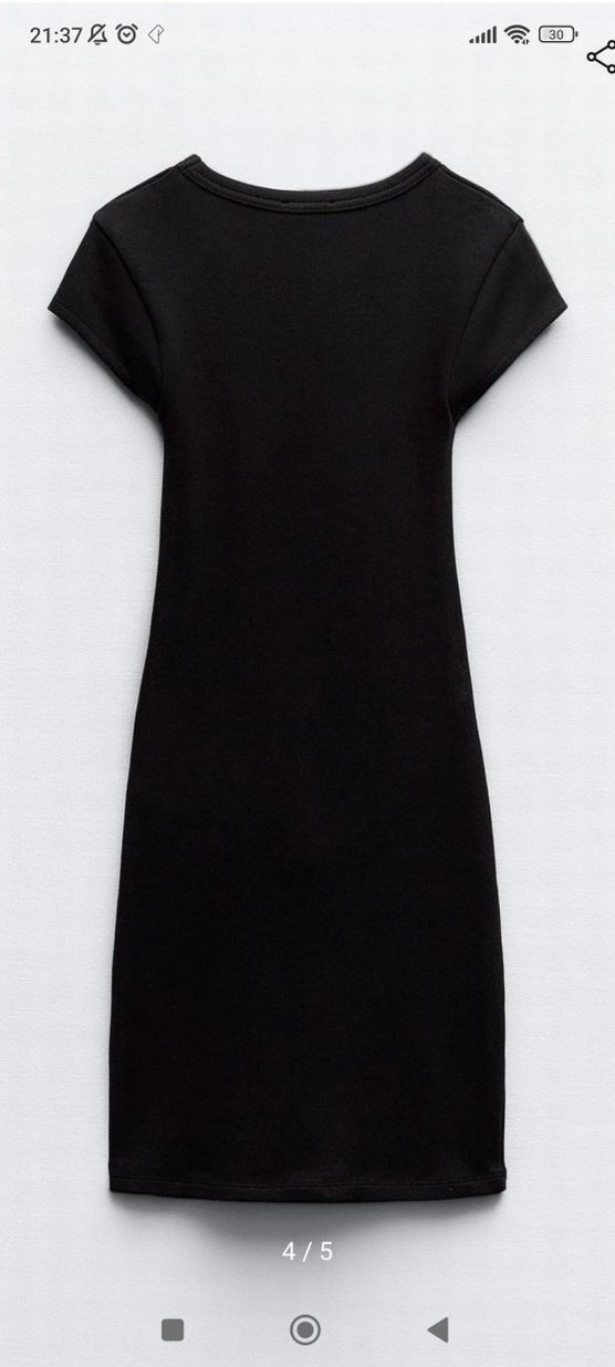 büzgülü detaylı kısa vücudu saran fitilli Elbise - Görsel 5