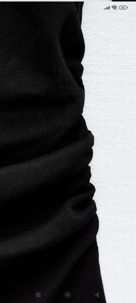 büzgülü detaylı kısa vücudu saran fitilli Elbise - Görsel 4