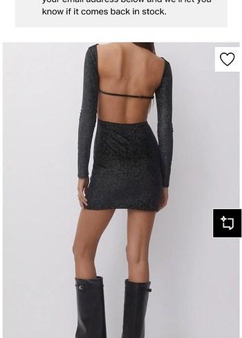 Uzun Kollu Siyah Mini Elbise - Görsel 5