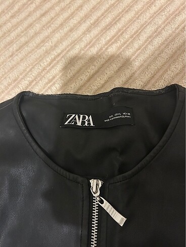 l Beden Zara Deri Ceket